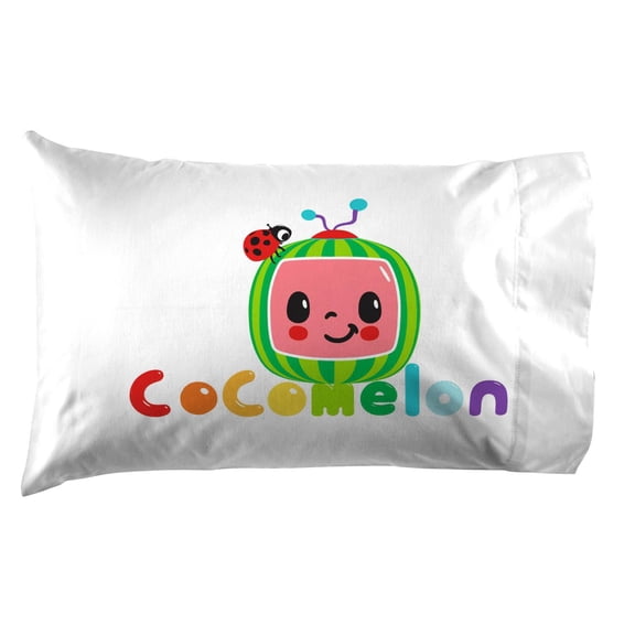 Cocomelon Animals Standard Pillowcase, 100% Polyester