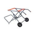 thumbnail image 1 of VEVOR Portable Table Saw Stand with Wheels 350 lbs Load Capacity Rolling Foldable, 1 of 9