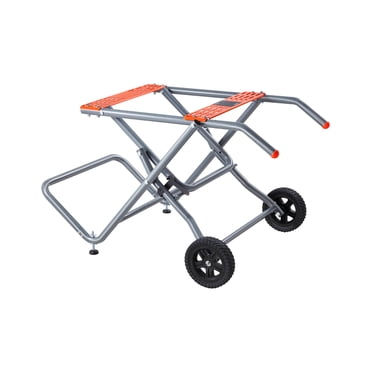 VEVOR Portable Table Saw Stand with Wheels 350 lbs Load Capacity Rolling Foldable