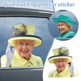 thumbnail image 4 of Queen Car Window Decal, Funny Queen Elizabeth Window Sticker Decal Waterproof Personalized Vehicles Automotive Decoration(for Left Side), 4 of 8