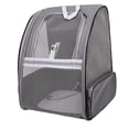 thumbnail image 1 of Pet Carrier Backpack Breathable Lightweight Multifunctional Portable Puppy Backpack Grey, 1 of 7