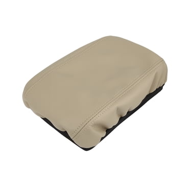 Unique Bargains Housse de Protection d'Accoudoir de Boîtier de Couvercle de Console Centrale en Cuir Microfibre Gris avec Élastique pour Honda Civic 2006-2011
