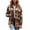 28-brown womens plaid shirt, variant on UPPADA Plaid Flannel Shirts for Women Plaid Flannel Shirts Oversized Long Sleeve Button Down Buffalo Plaid Shirts Dressy Blouse Tops with Pockets Light Blue,L