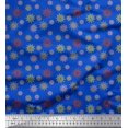thumbnail image 1 of Soimoi Poly Georgette Fabric Artistic Floral Print Sewing Fabric Yard 52 Inch Wide, 1 of 3