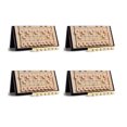 thumbnail image 2 of fastboy Wood Chinese Chess Set Portable Wear-resistant Gaming Toy Intelligent Plaything Card Slot Style Waterproof Board Games for Adult 25*25cm, 2 of 9