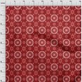 thumbnail image 4 of oneOone Cotton Poplin Red Fabric Geometric Sewing Craft Projects Fabric Prints By Yard 56 Inch Wide, 4 of 4