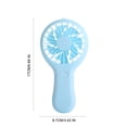 thumbnail image 3 of Rbaofujie Outdoor Fans for Patios Handheld Fan Portable Handheld Fan Desktop Student Handheld Fan Usb Charging Mini Fan Fans for Camping, 3 of 7