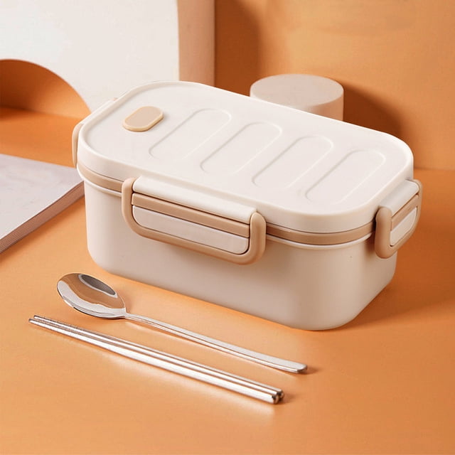 Clearance! Student And Chilren Lunch Box, 1000 ML 3-Compartment 2 Layer Bento Lunch Box For Kids, Lunch Containers For Adults Come, Leak Proof, Microwaveable Feature Browsing History Sale&Deal #86