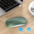 thumbnail image 4 of Souris Sans Fil Bluetooth Rechargeable Souris Silencieuse Double Mode (Bluetooth 5.1 + 2.4G) avec Récepteur Nano, 4 of 7