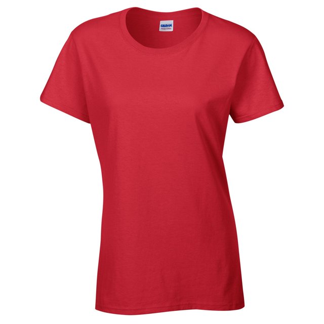 Gildan T-Shirt Lourd en Coton pour Femmes