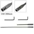 thumbnail image 1 of MYG 2pcs/set Drill Bit Extension Bar 150mm 300mm Hex Shank Extender Wrench Kit Tool, 1 of 9