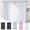 Black, variant on mtvxesu Solid Color Semi Sheer Polyester Gauze Curtains with Rod Pocket Design, Light Filtering, 39.37 X 51.18 Inches, for Living Room or Bedroom, 1 Panel