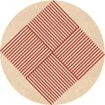 thumbnail image 1 of Ahgly Company Tapis d'Intérieur Lavables en Machine, Ronds, Transitionnels, Orange Vif, Ronds de 3', 1 of 7