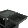 thumbnail image 5 of PureSana Chromium Professional 4 Drawer Rolling Salon Trolley Cart, Black, 5 of 5
