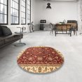 thumbnail image 3 of Ahgly Company Tapis d'Intérieur Rectangulaire Abstrait Rouge Tapis de Zone Abstrait, 5 Pieds x 8 Pieds, 3 of 6