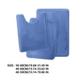 thumbnail image 3 of Bathroom Rugs Sets 3 Piece,Soft Absorbent Bath Mat and U-Shaped Toilet Rug with Non Slip Backing,Shaggy Bath Mats for Bathroom, Bathroom Floor Mat Absorbent Corals Velvet Floor Mat Household Toilet, 3 of 5