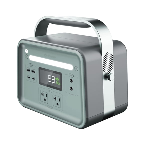 Yoshino B330 SST 8-Port Solid-State Power Station 241Wh, 330W Output/500W Peak Emergency Backup Battery Bank, Pure Sine Wave, Smart App Connect