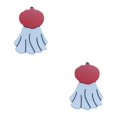 thumbnail image 1 of kurtrusly White Affordable Ghosts Enamel Pin Modern Minimalist Brooche Delicate Intricate Enamel Pin Punk B 2Set, 1 of 6