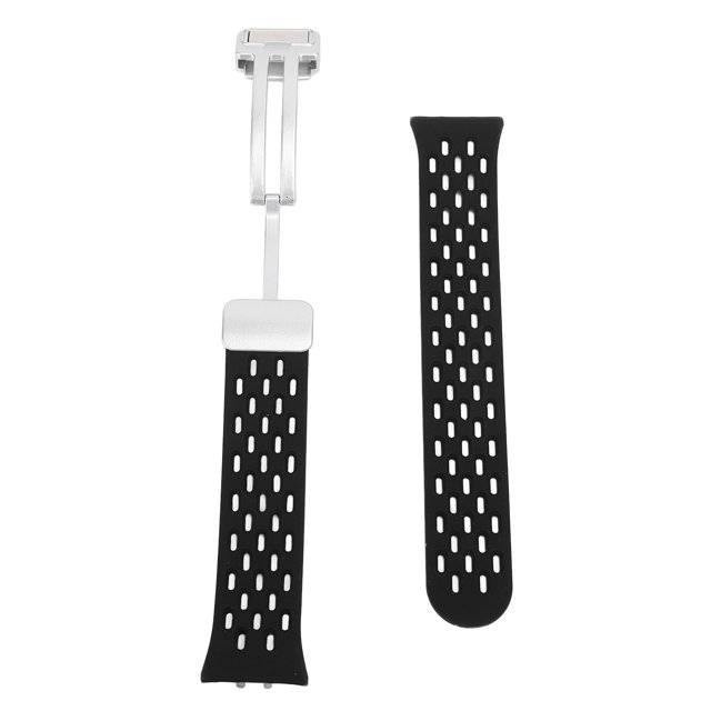 Watch Band, Quick Release Watch Strap Breathable Comfortable Silicone for Present Black,White,Roseate