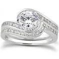 thumbnail image 1 of 3/4CT Diamond Engagement Ring Set in White Yellow or Rose Gold, 1 of 3