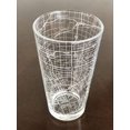 thumbnail image 1 of 16 oz Verre à Bière Pinte Ville Carte Detroit Michigan, 1 of 3