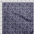 thumbnail image 4 of oneOone Cotton Poplin Violet Fabric Floral Craft Projects Decor Fabric Printed By The Yard 42 Inch Wide, 4 of 4