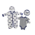 thumbnail image 1 of 5pc Cotton Baby sleepwear set suit 9months, 1 of 1