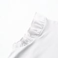 thumbnail image 3 of WEIYLL Girls Graphic T Shirts Basic Ruffle Fly Sleeve Cute Tunic Crewneck Summer Casual Going Out Tops for 4-5 Years, 3 of 6