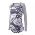 thumbnail image 1 of Heliisoer Blouse Décontractée de Maternité à Col Rond Imprimé à Manches Longues, 1 of 5