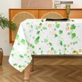 thumbnail image 1 of St. Patricks Day Tablecloth 60 x 120 Inch, Waterproof Clover Themed Table Cloth, Washable Table Cover for Holiday Dinner Party Decoration, 1 of 6