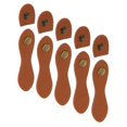 thumbnail image 1 of jifeng 5 Ensembles Boucles en Cuir Marron pour Sac à Main Boutons de Rappel pour Bricolage, 1 of 9