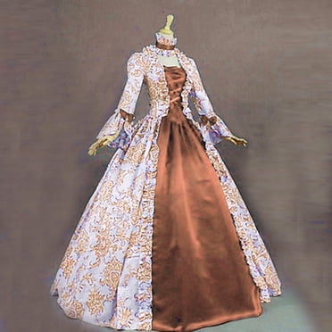 UPPADA Robe Victorienne Grande Taille pour Femmes à Laçage Manches Évasées Robe de Bal avec Corset Soirée Maxi Robes Vintage Robe Cocktail Robes de Mariage Aubaines
