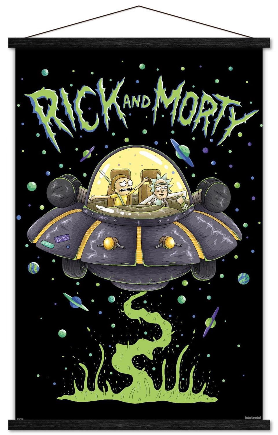 Rick And Morty - Ship Wall Poster, 22.375" x 34"