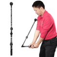 thumbnail image 3 of Golf Swing Trainer Posture Training Gesture Guide Swing Trainer Posture Corrector Beginner Corrector Aids Arm Swing Grip Correct Stick Wrist black, 3 of 9