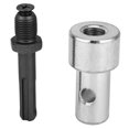 thumbnail image 2 of Wear Resistance Arbor Drill Bit Adapter, Electric Drill Adapter, 2 Pit Sturdy For Diy Enthusiasts Professional Workers, 2 of 8