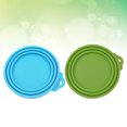 thumbnail image 2 of Shisuyan Silicone Can Cover Three Layer Pet Food Can Covers Light Blue 2Pcs 3.3 In, 2 of 8
