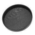 thumbnail image 2 of Aluprey Round Shape Solid Wood Tea Coffee Snack Food Meals Serving Tray Plate Restaurant Trays(27cm), 2 of 7