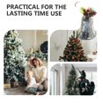 thumbnail image 3 of Christmas Bells Metal Decorative Bells Christmas Bells for Decoration with Rope Silver Bells Christmas, 3 of 5