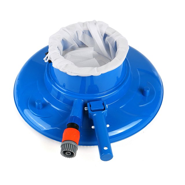 Mini Swimming Pool Vacuum Cleaner Floating Robot Suction Fountain Pond Head Vacuum Brush Cleaning Tools Set Net Kit ,Easy to Use