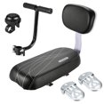 thumbnail image 1 of ikayaa Kid Bike Back Cushioned Seat Kit with Bell Foot Rest Handle Grip Children Safety Carrier Set, 1 of 7