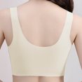 thumbnail image 4 of Yuzhih Womens Front Closure Everyday Bras Comfortable Wireless Bralettes V Neck Seamless Bra Wire Free Basic Bras, 4 of 5