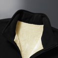 thumbnail image 4 of LOVZFMLL Jackets for Men's Padded Thickened Shaker Fleece Collar Fall And Winter Jacket Coat, 4 of 9
