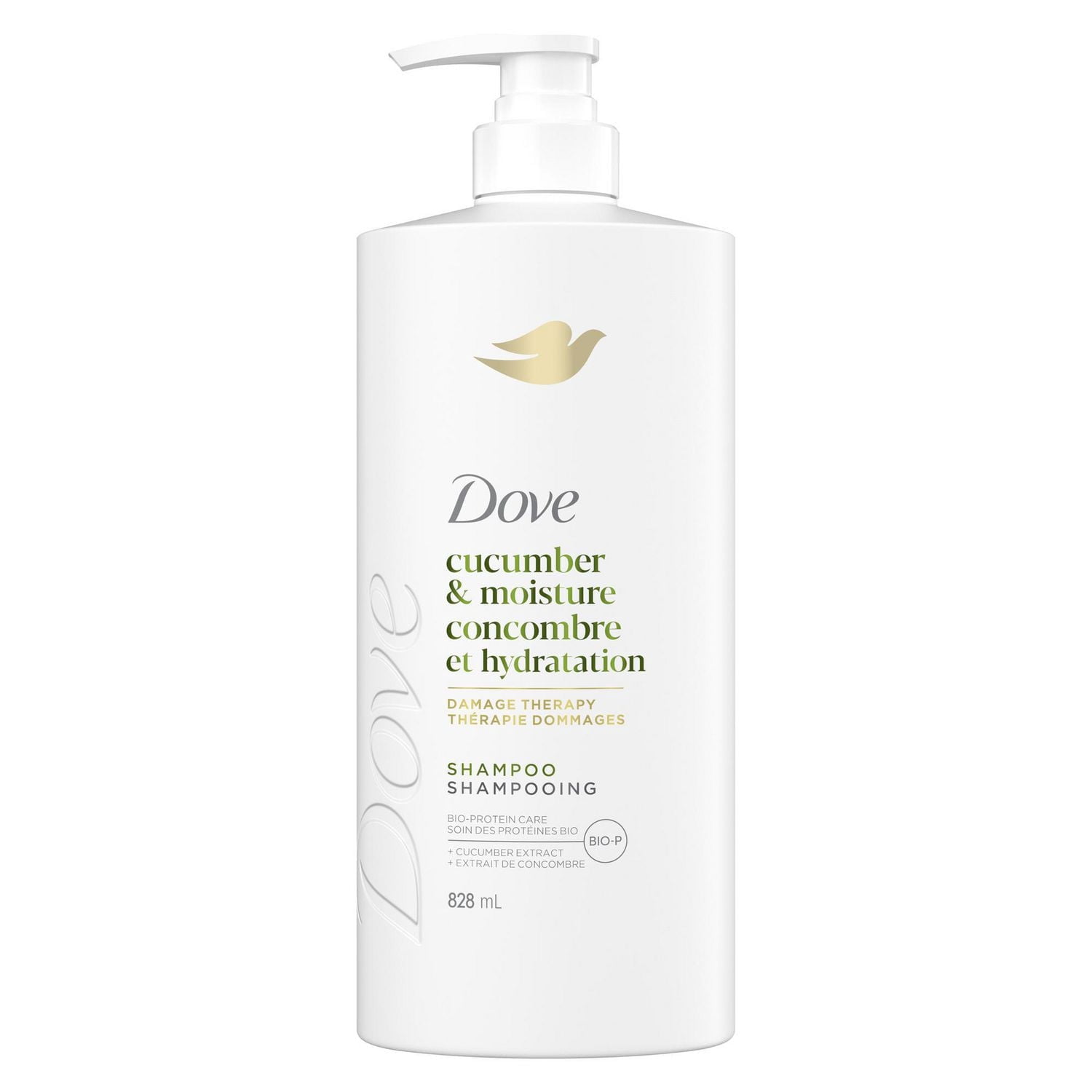 Dove Shampoo Cucumber & Moisture Bio-Protein Care, 828 ml