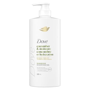 Dove Shampooing Concombre & Soin bioprotéin d'humidité, 828 ml