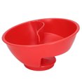 thumbnail image 1 of Cereal Separated Bowl, Safe Strong Grip Stackable  Separated Snack Bowl Large Capacity  For Salad For Camping Trip For Party For Ketchup Red, 1 of 8