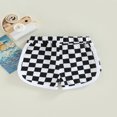 thumbnail image 2 of Short d'Été pour Fille à Carreaux, Taille Élastique, Short, 2 of 5