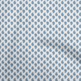 thumbnail image 1 of oneOone Cotton Poplin Twill Medium Blue Fabric Block Craft Projects Decor Fabric Printed By The Yard 56 Inch Wide, 1 of 5