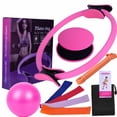 thumbnail image 1 of Pilates Equipment for Home Workouts Pilates Ring and Ball Set Resistance Bands & More Perfect, 1 of 8