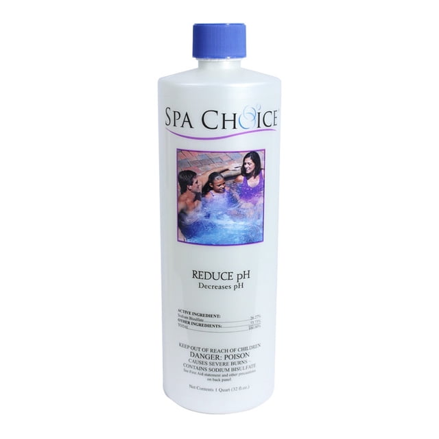 Spa Choice 472-3-4001-04 Réduire le pH pour Spas et Bains à Remous (Lot de 4), 1 quart