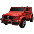 thumbnail image 1 of KidsVIP Mercedes Benz G Series 24V Powered Custom Matte-Red 4x4 Electric Truck w/ Bluetooth & Remote, 1 of 8